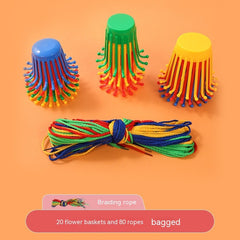 Children's Handmade Diy Woven Threading Toys