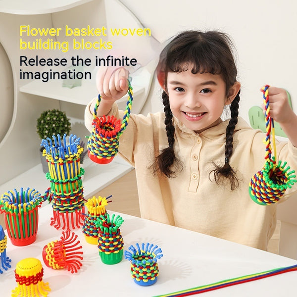 Children's Handmade Diy Woven Threading Toys