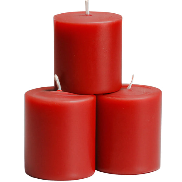 Candles for Home Scented - Cinnamon- Scented Candles 4 Pack - Pillar Candles