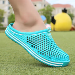 Casual Hole Shoes Half Slippers Summer Beach Shoes