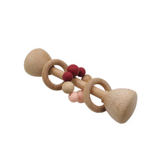 Baby Beech Wood Rattles Teething Toys