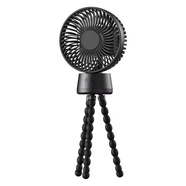 Baby Stroller Fan Hand Held Rechargeable USB Bladeless Small Folding Fans Mini Ventilator Silent Table Outdoor Cooler Neck Fan