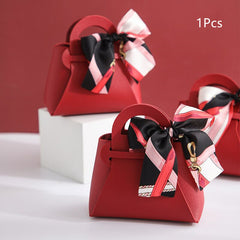 Leather Wedding Candy Packaging Gift Box