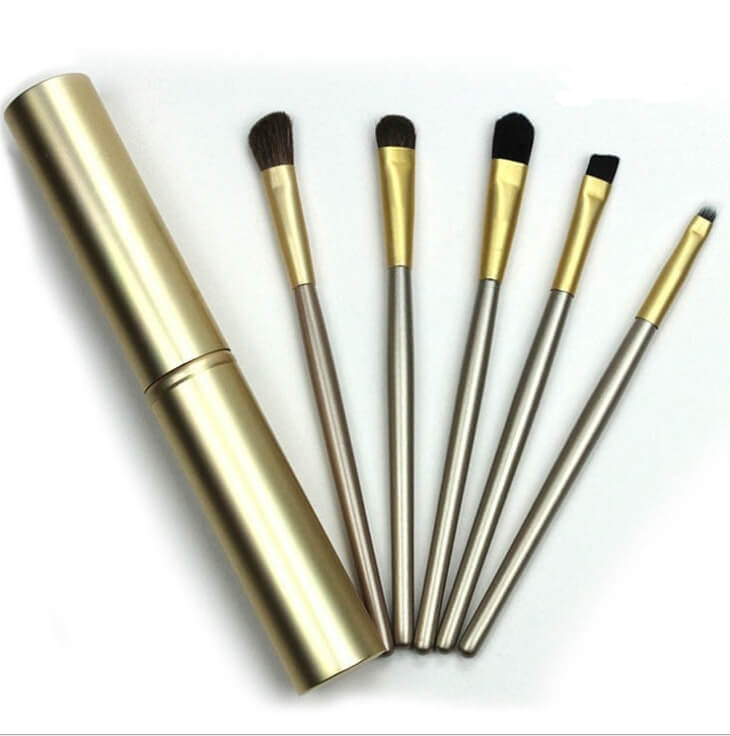 5pcs Portable Makeup Brush Set | Precision Mini Eye Makeup Applicators