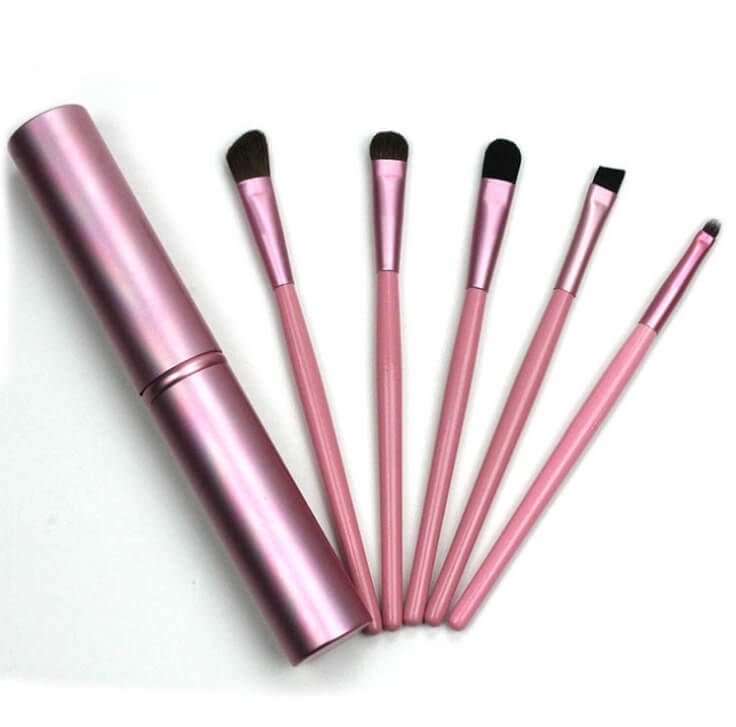 5pcs Portable Makeup Brush Set | Precision Mini Eye Makeup Applicators
