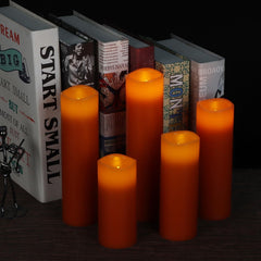 Vinkor Flameless Candles Battery Operated Candles Real Wax Pillar LED Candles...