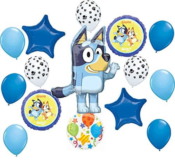 Bluey Birthday Party Supplies Balloon Bouquet Decorations