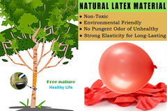 Matte Coral Balloons 50 Pack Bulk 12 Inch Pearlized Natural Biodegradable Latex Balloon Helium Quality for Kids' Party Birthday Engagement Wedding DIY Decorations Supplies