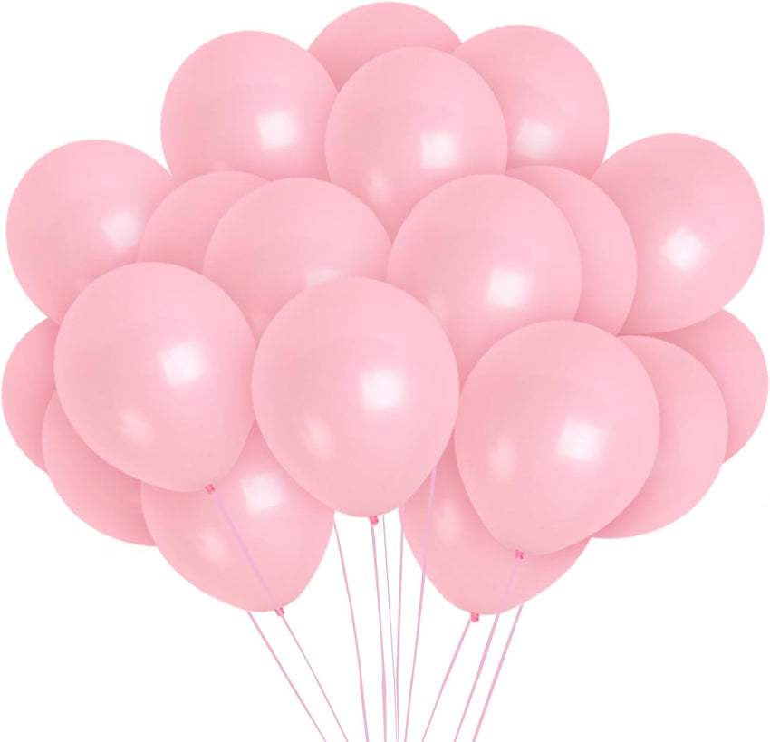 Light Pink Balloons - Matte Pink Balloons - Baby Pink Balloons 12 Inch - Latex Blush Pink Balloons - Pale Pink Balloons/Pastel Pink Balloons - 36 Soft Pink Balloons Pack