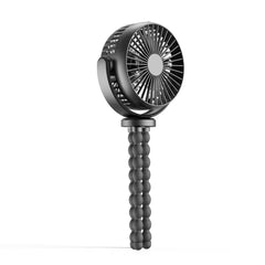 Baby Stroller Fan Hand Held Rechargeable USB Bladeless Small Folding Fans Mini Ventilator Silent Table Outdoor Cooler Neck Fan