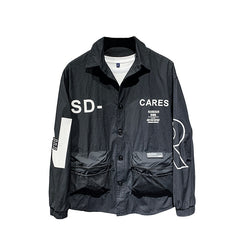 Wind-shaped Korean Version Of The Trend Of Men's Casual Sunscreen Clothing Stitching Contrast Color Fashion Jacket Men