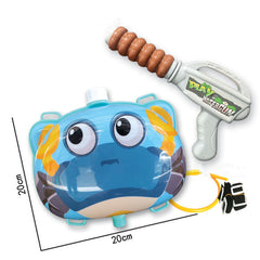 Backpack water gun suction backpack