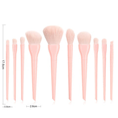 10 candy-colored makeup brushes