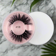 Natural Thick Imitation Mink False Eyelashes