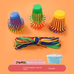 Children's Handmade Diy Woven Threading Toys