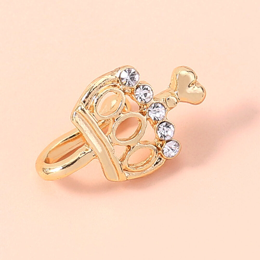 Adjustable Nose Ring No Piercing | Fashion Nose Clip For Parties