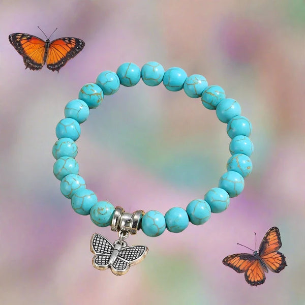 Turquoise Beaded Bracelet For Women Girls