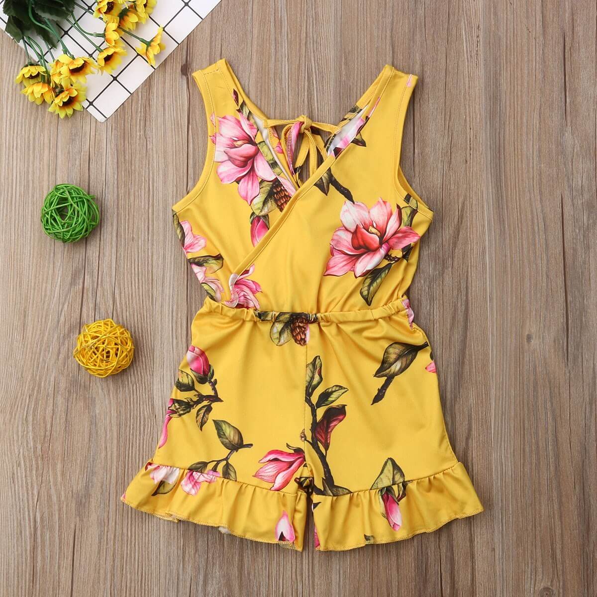 Baby Girl Summer Outfit | Newborn Baby Girl Summer Clothes Floral