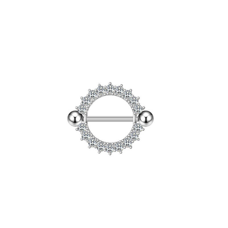 Best Diamond Nipple Ring For Women  Starfish Nipple Ring