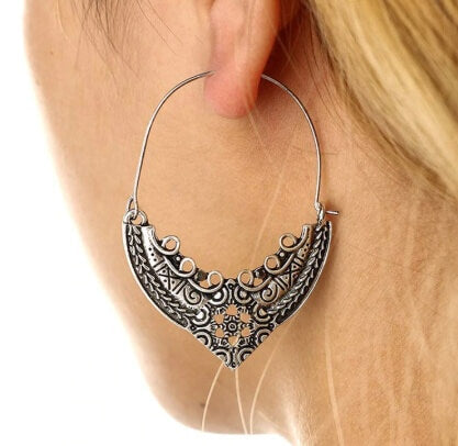 Bohemian Ethnic Beaded Earrings | Handmade Tribal Earrings for Women