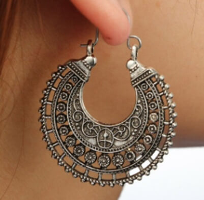 Bohemian Ethnic Beaded Earrings | Handmade Tribal Earrings for Women
