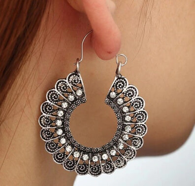 Bohemian Ethnic Beaded Earrings | Handmade Tribal Earrings for Women