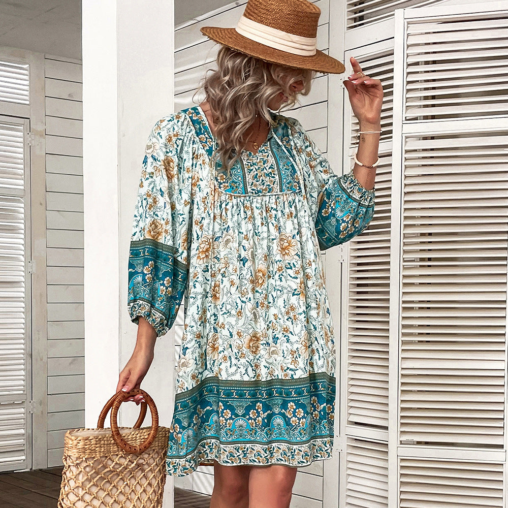 Boho Dresses For Women | Lightweight Cotton Boho Summer Dress