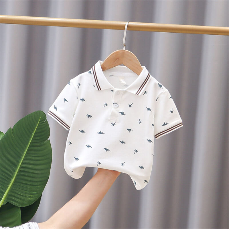 Boys Slim Fit Cotton Polo T-Shirt  | Organic Cotton Kids Polo T-Shirt