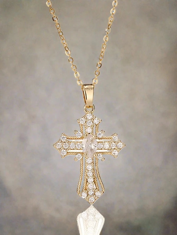 Cross Charm Necklace