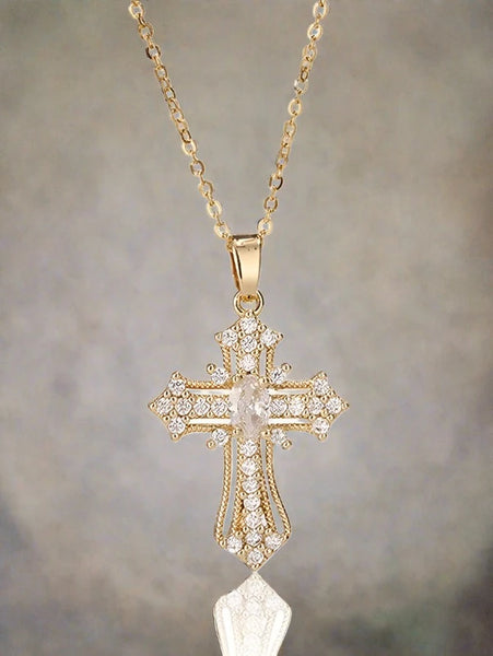 Cross Charm Necklace