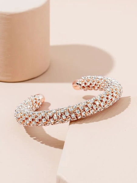 Rhinestone Cuff Bangle