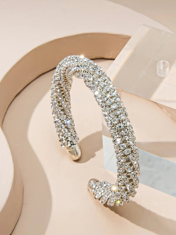 Rhinestone Cuff Bangle