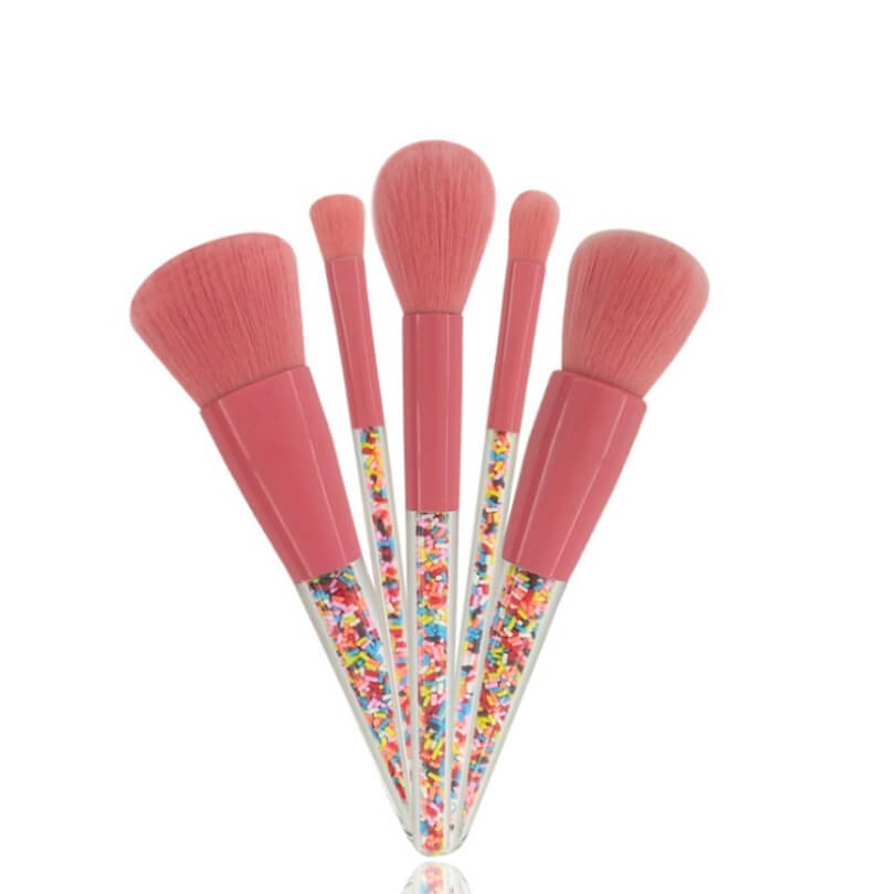 Candy Corn Makeup Brush Set | Colorful Candy Makeup Brush Kit