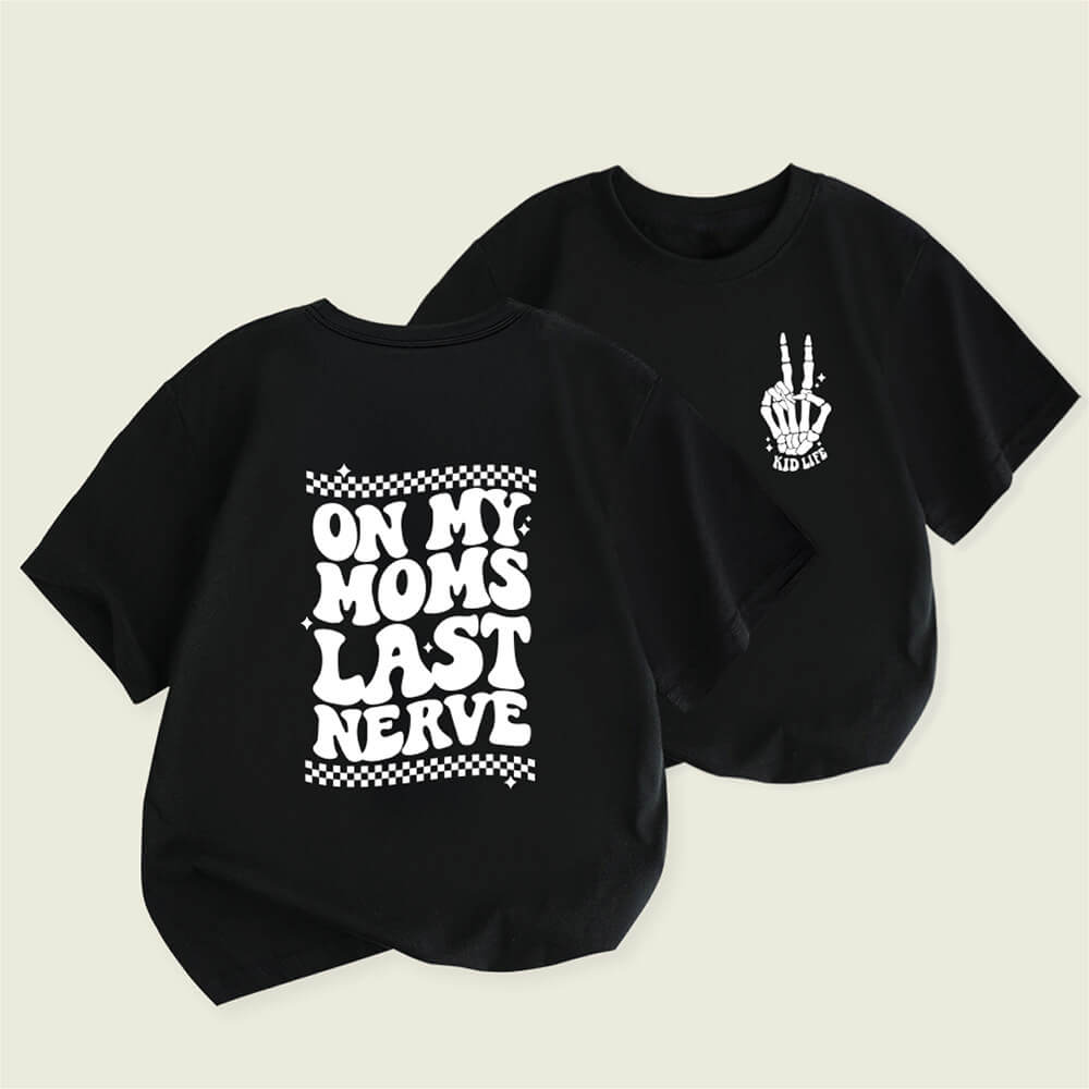 Casual Round Neck T-Shirt For Baby  | Letter Print Kids T-Shirt