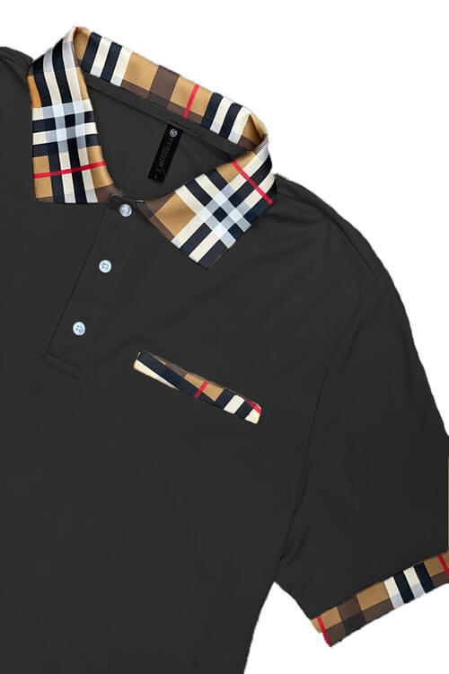Checkered Polo And Pant Set | Checkered Two-Piece Outfit