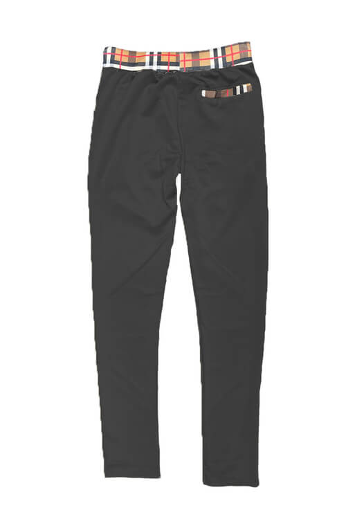 Checkered Polo And Pant Set | Checkered Two-Piece Outfit