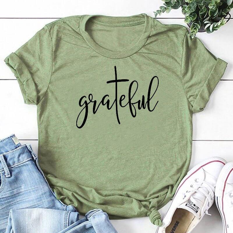 Christian Thankful T-Shirt | Thankful Christian T shirt