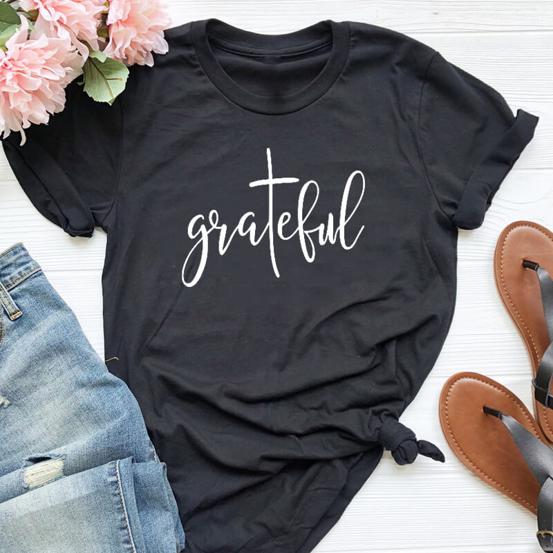 Christian Thankful T-Shirt | Thankful Christian T shirt