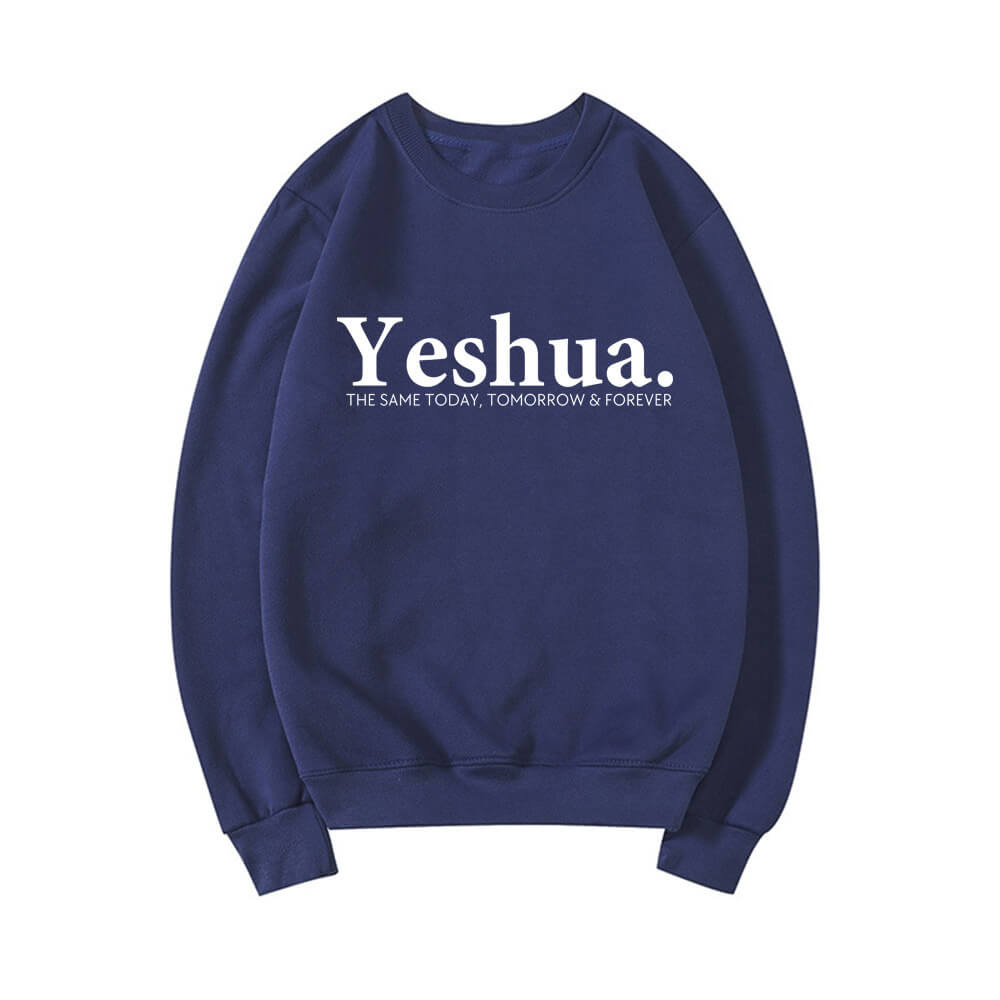 Christian Vintage Sweatshirt | Vintage Yeshua Graphic Sweatshirt