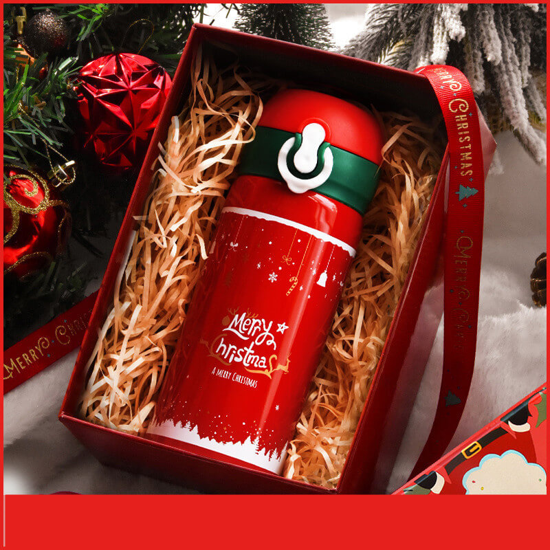 Christmas Gift Thermos Cup | Luxury Insulated Tumbler Gift Set For Her