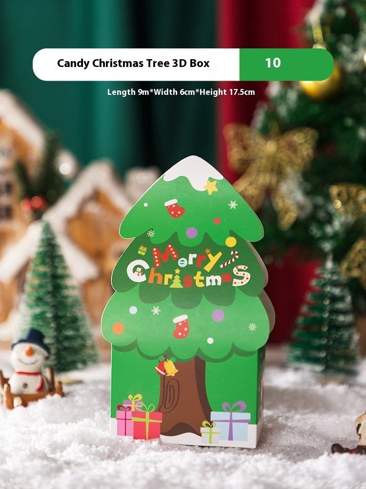 Christmas Candy Snack Gift Box Packaging | Festive Gift Basket