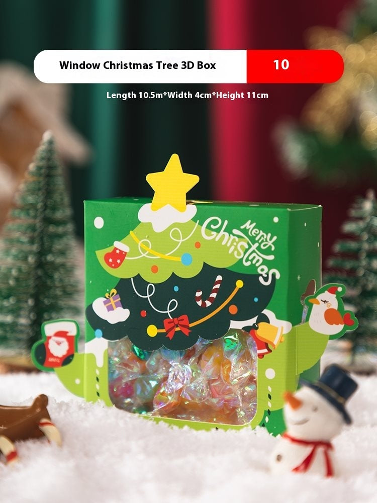 Christmas Candy Snack Gift Box Packaging | Festive Gift Basket