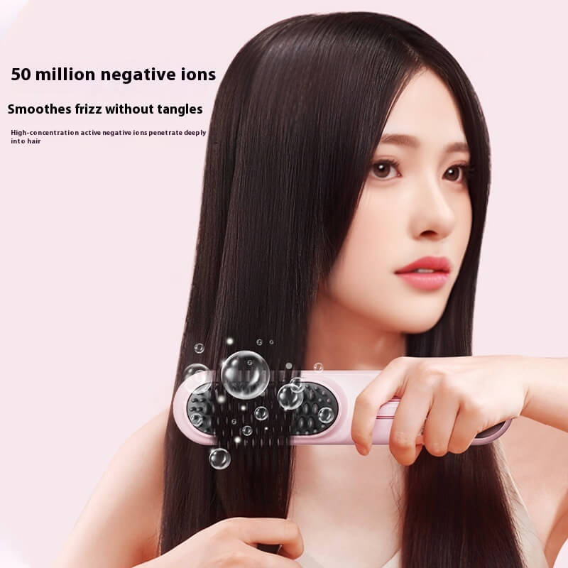 Cordless Hair Straightener brush | Fast Heating Hair Straightener