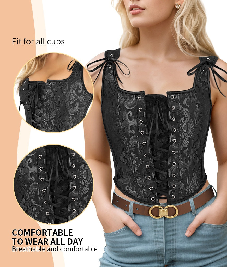 Corset Top With Boning | Night Out  Essentials  Womens