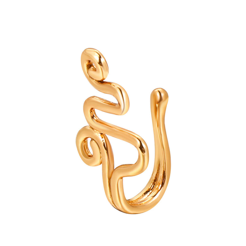 Creative Star Heart Crown Nose Ring | Small Star Nose Piercing Jewelry