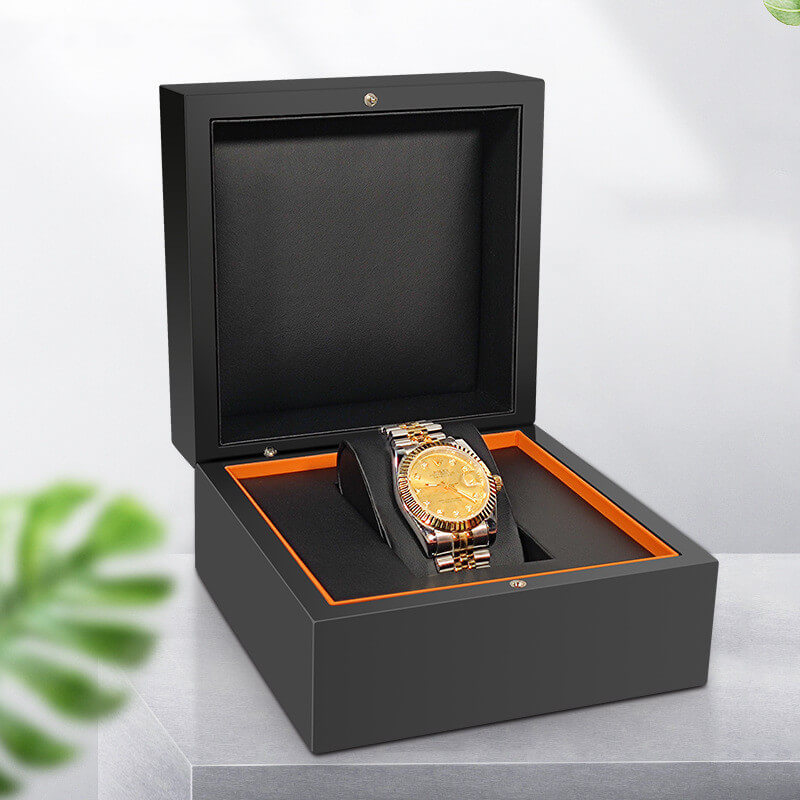 Custom Jewelry And Watch Display Gift Box  Premium wooden packaging Box