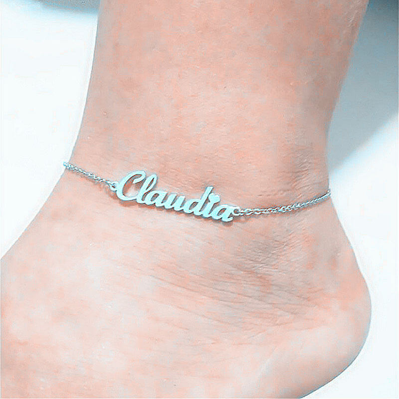 Custom Name Anklet For Women | Summer Anklet For Women