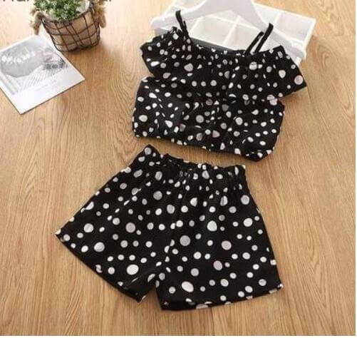 Cute Baby Girl Bow Outfit For Summer | Fashion Bow Kids Outfit