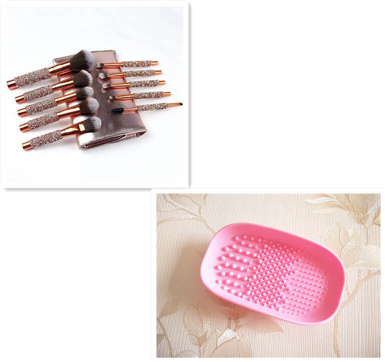 Diamond Makeup Brushes For Luxury Makeup  | Diamond Makeup Brushes Set