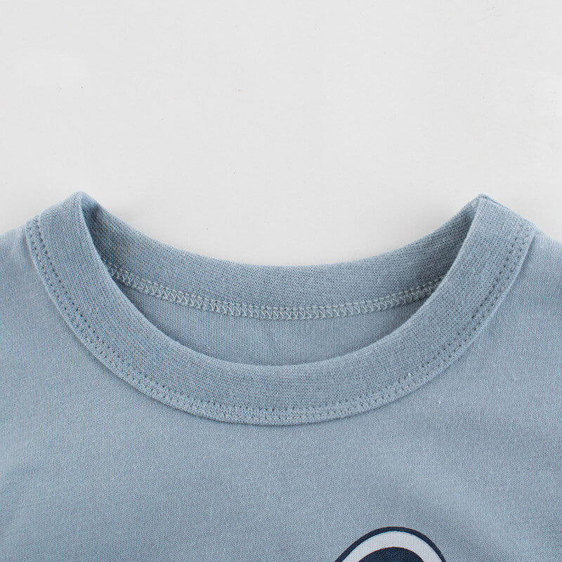 Fake Long Sleeve T-Shirt For Kids | Kids Cartoon Printed Fake Sleeve